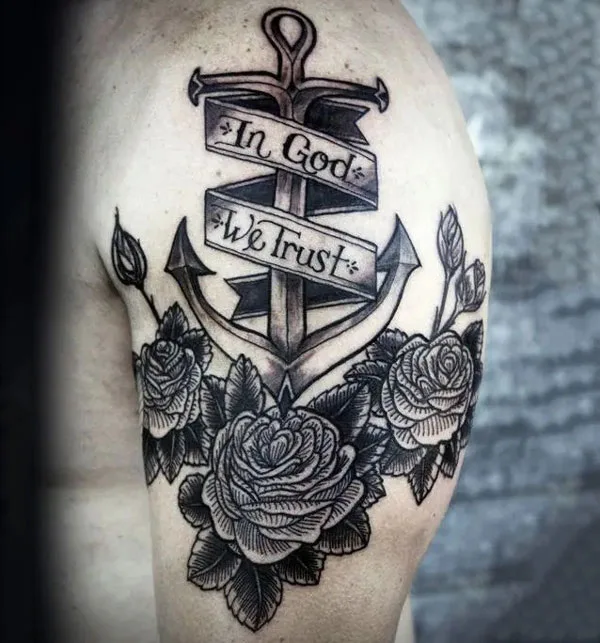 In god we trust tattoo 41
