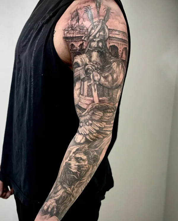 Indian Warrior Tattoo 2