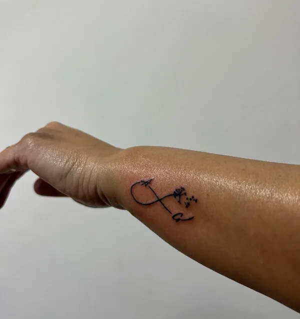 Infinity Initial Tattoo 2