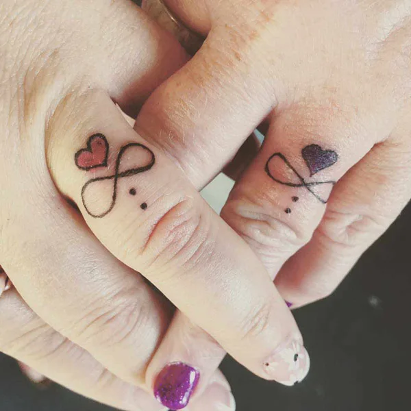 Infinity Wedding Ring Tattoo 2