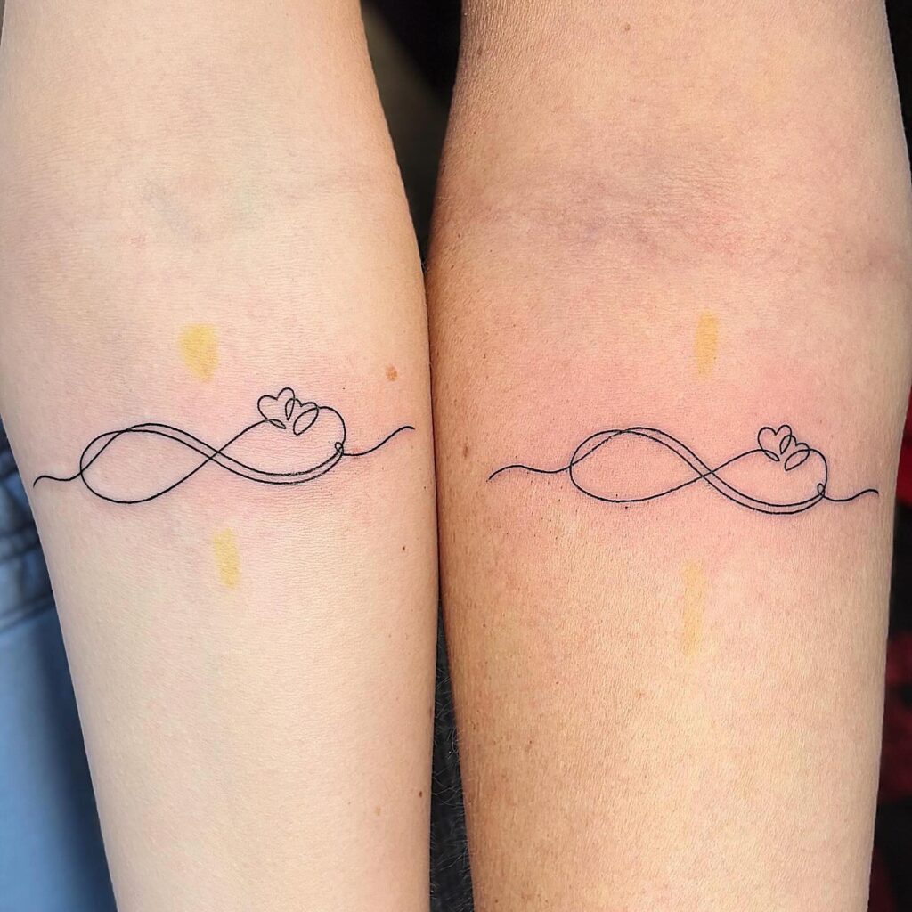 Infinity Symbol Mother Daughter Tattoos Eternal Love and Unbreakable Bond