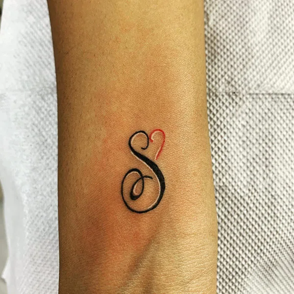 Initial S Tattoo 2