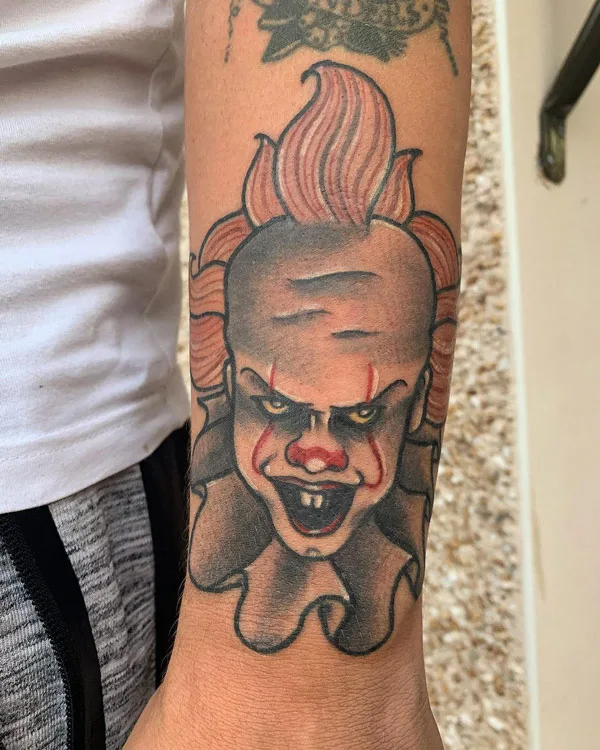 It Clown Tattoo 1