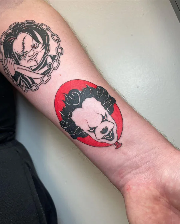 It Clown Tattoo 2