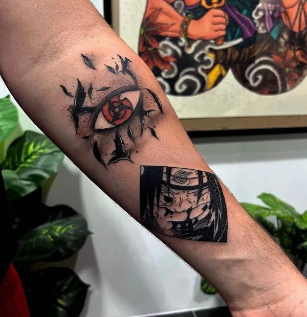 Itachi Eyes Tattoo