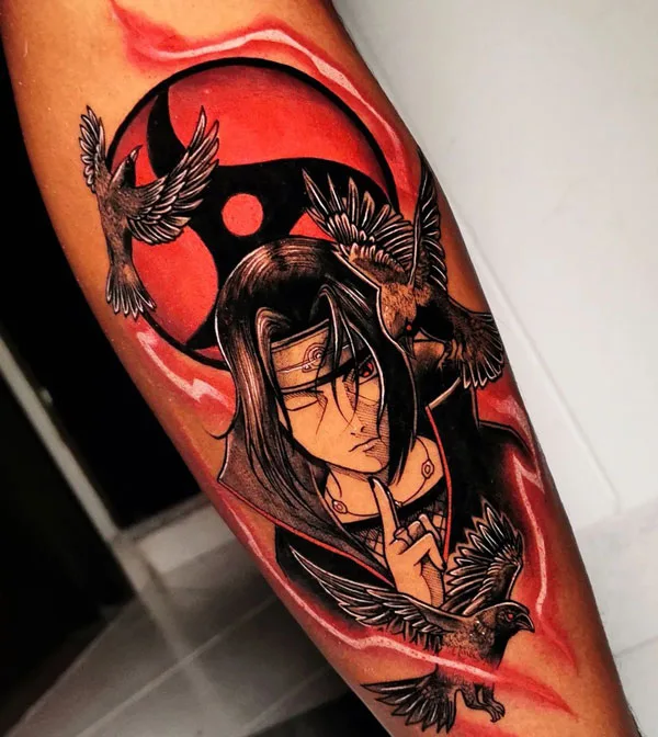Itachi Uchiha tattoo 1
