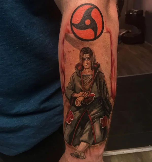 Itachi Uchiha tattoo 12