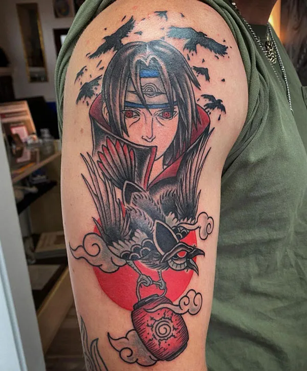 Itachi Uchiha tattoo 13
