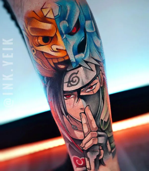 Itachi Uchiha tattoo 14