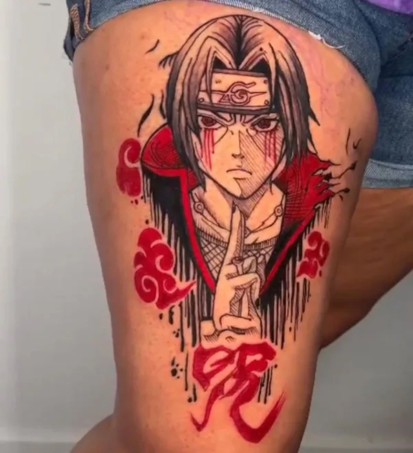 Itachi Uchiha tattoo 16