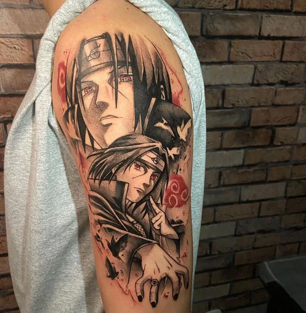 Itachi Uchiha tattoo 17