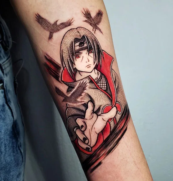 Itachi Uchiha tattoo 20