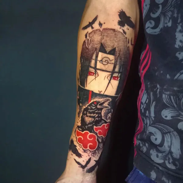 Itachi Uchiha tattoo 21