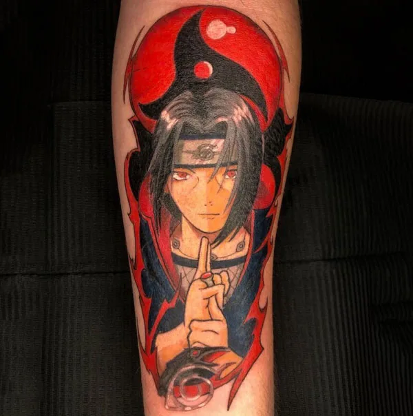 Itachi Uchiha tattoo 22