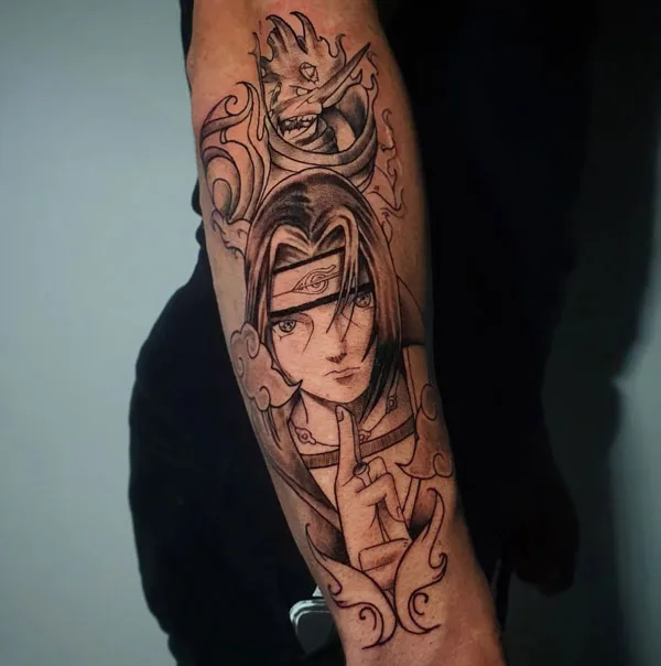 Itachi Uchiha tattoo 25