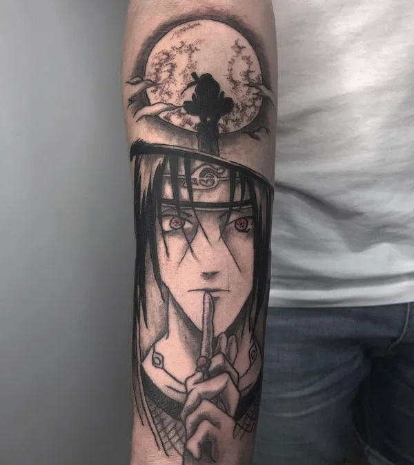 Itachi Uchiha tattoo 28