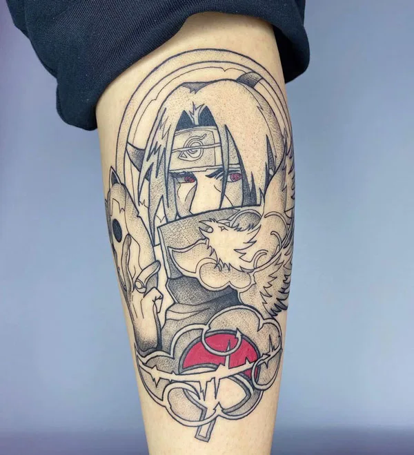 Itachi Uchiha tattoo 3