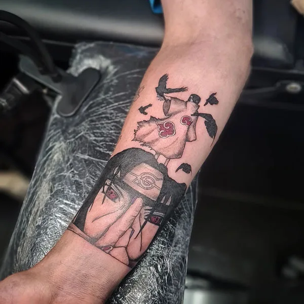 Itachi Uchiha tattoo 38