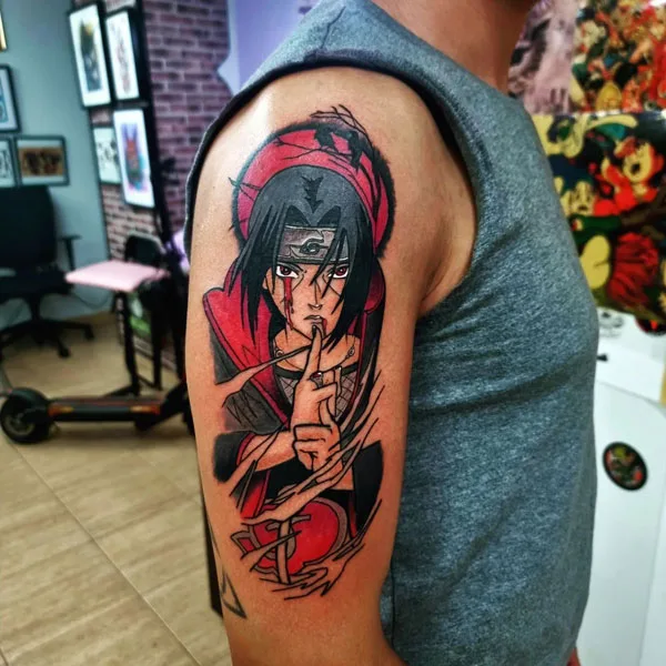 Itachi Uchiha tattoo 39