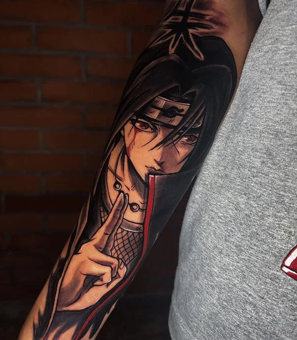 Itachi Uchiha tattoo 4