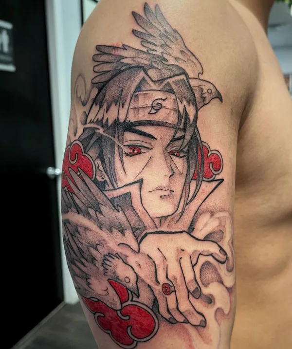 Itachi Uchiha tattoo 40