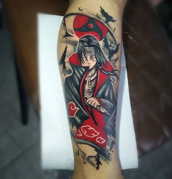 Itachi Uchiha tattoo 41