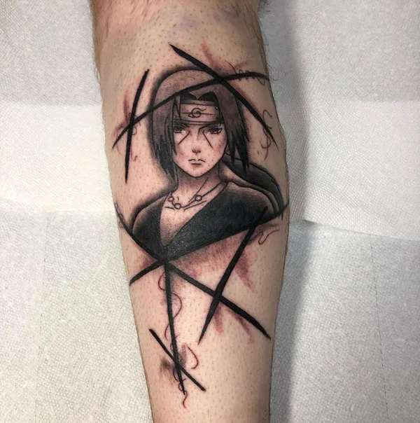Itachi Uchiha tattoo 46