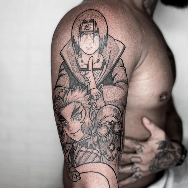 Itachi Uchiha tattoo 49
