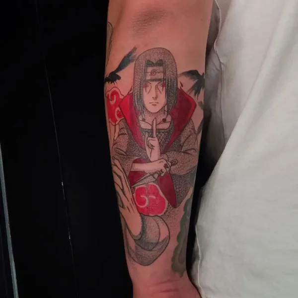 Itachi Uchiha tattoo 50