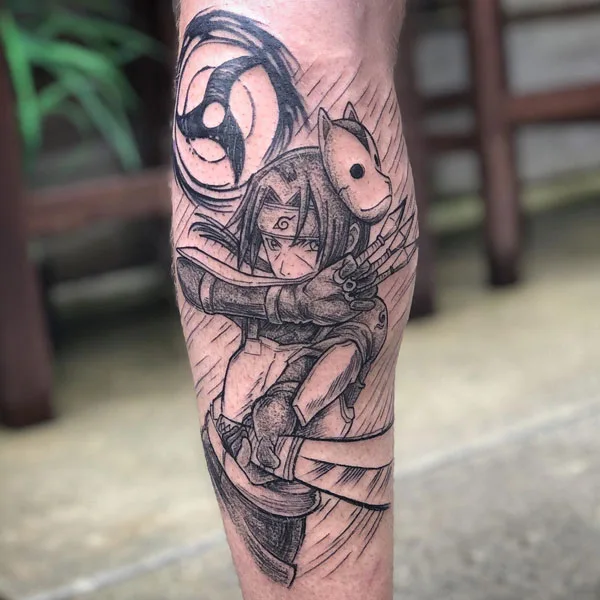 Itachi Uchiha tattoo 56