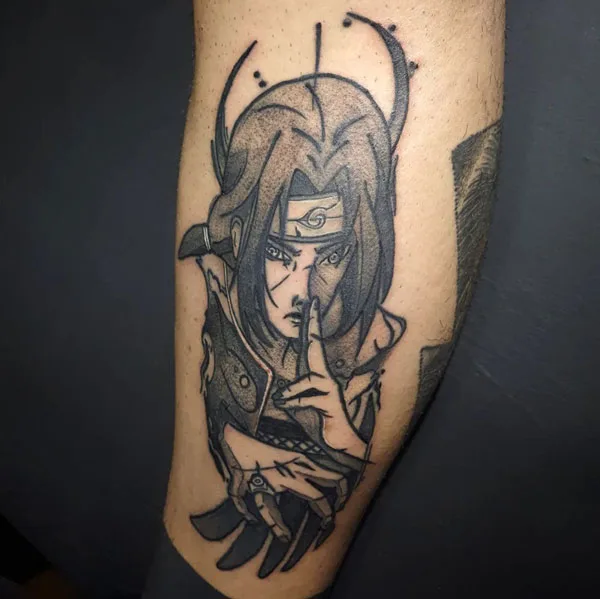 Itachi Uchiha tattoo 58