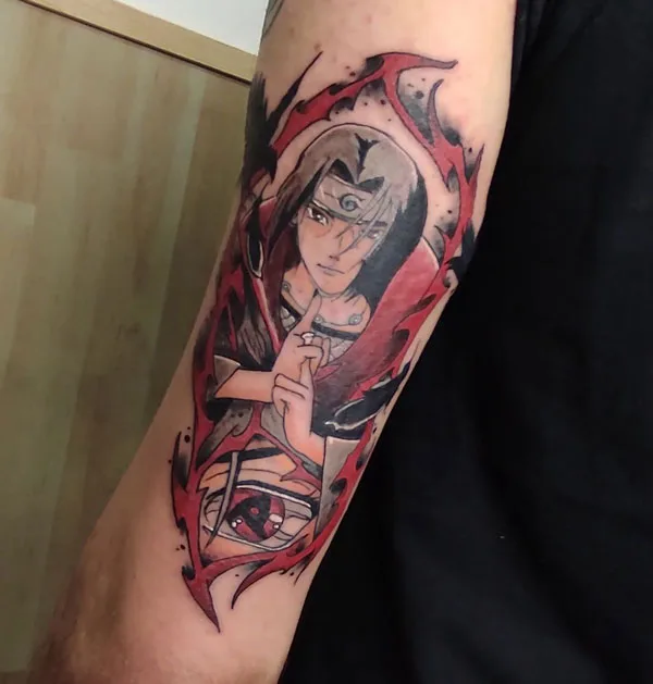 Itachi Uchiha tattoo 60