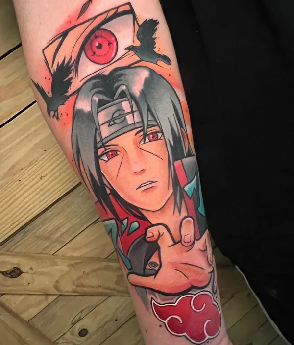 Itachi Uchiha tattoo 61