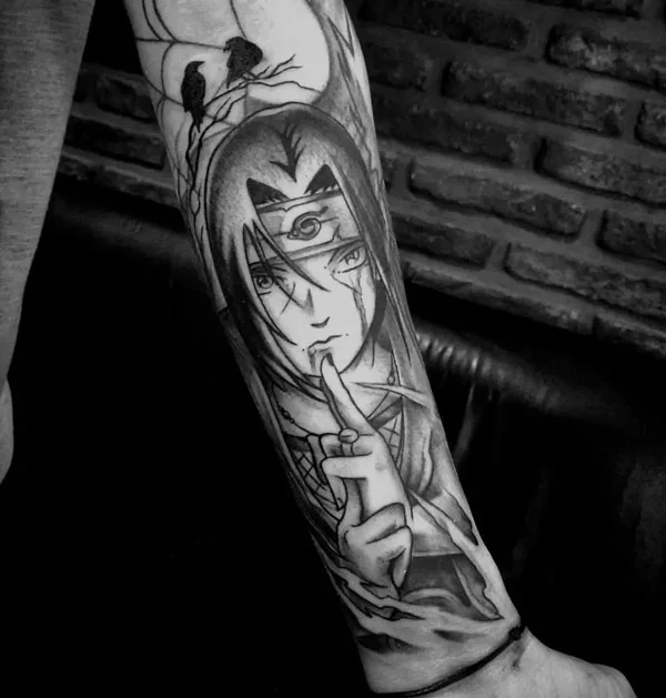 Itachi Uchiha tattoo 66