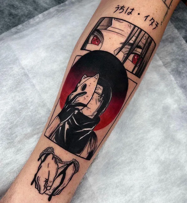 Itachi Uchiha tattoo 75