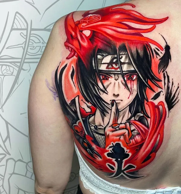 Itachi Uchiha tattoo 78
