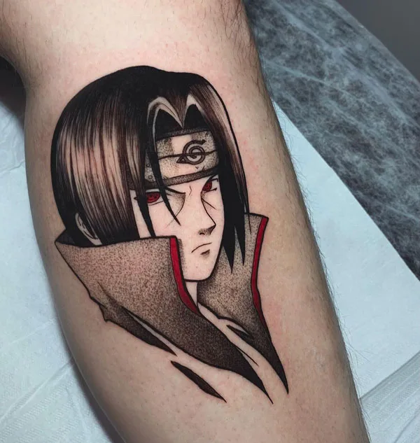 Itachi sharingan tattoo