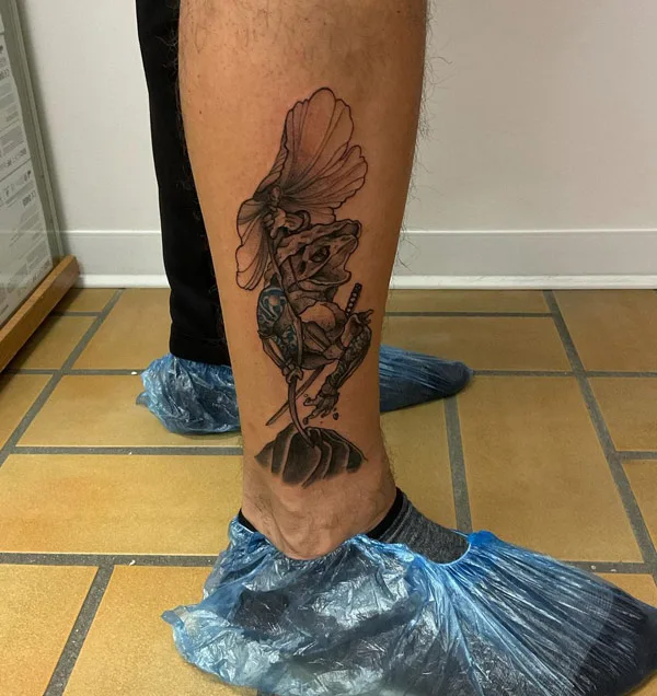 Japanese Frog Tattoo 2