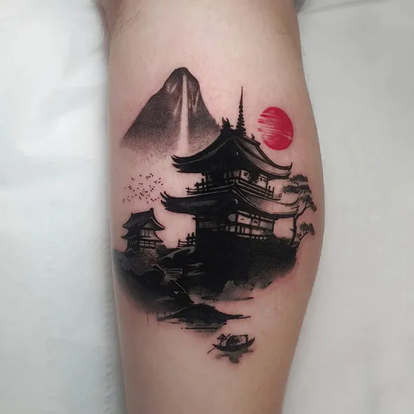 Japanese Nature Tattoo 1