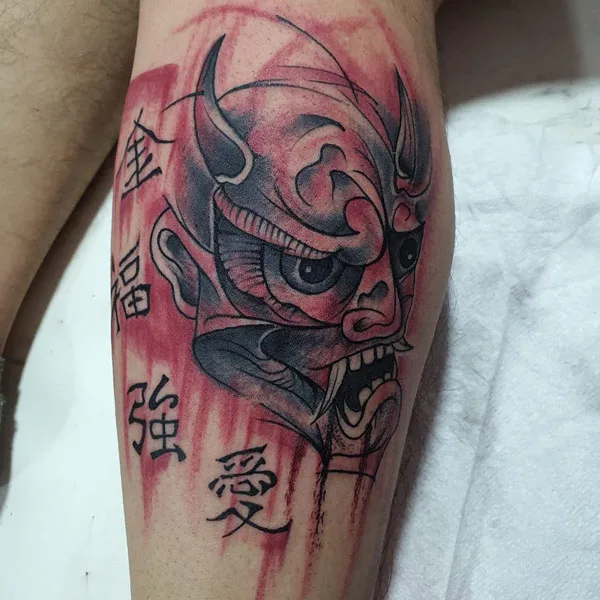Japanese Oni Tattoo 1