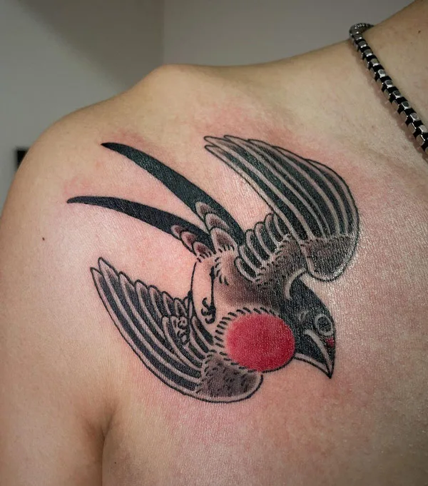 Japanese Swallow Tattoo 2