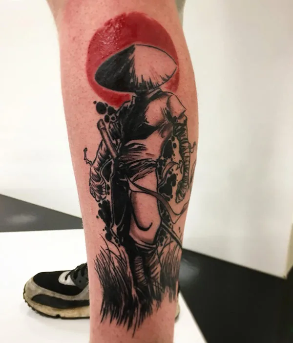 Japanese Warrior Tattoo 1