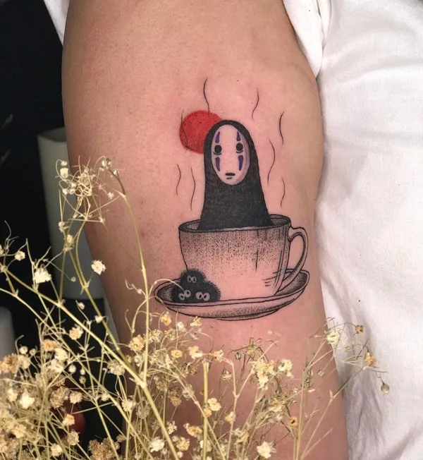 Japanese anime tattoo