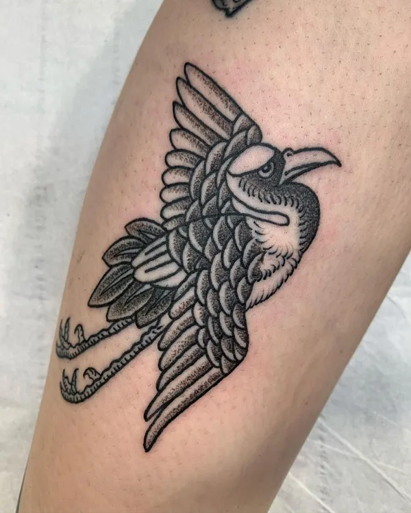 Japanese crane tattoo 66