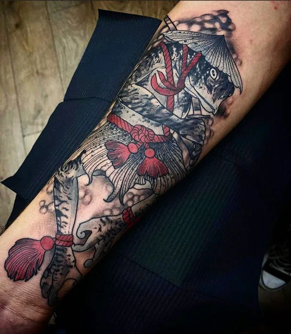 Japanese frog tattoo 15