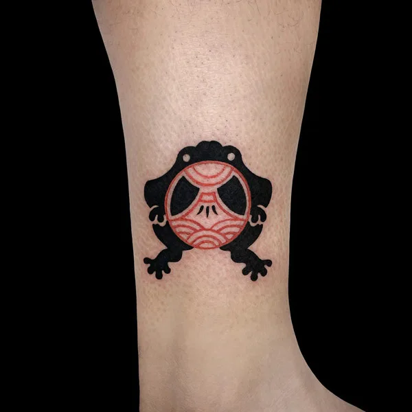 Japanese frog tattoo 29