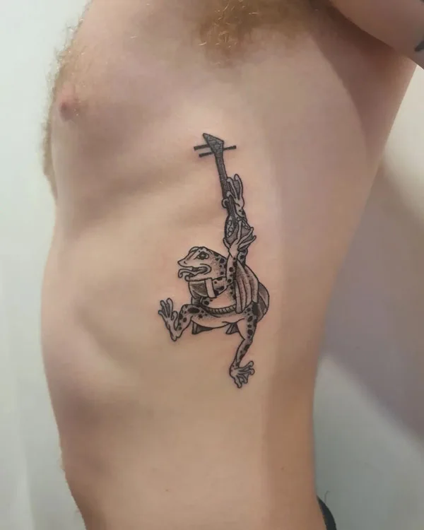 Japanese frog tattoo 32