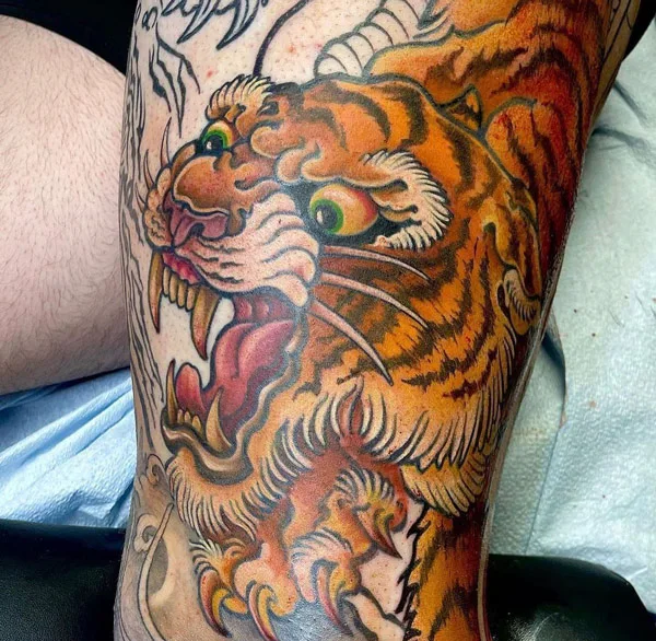 Japanese tiger tattoo 100