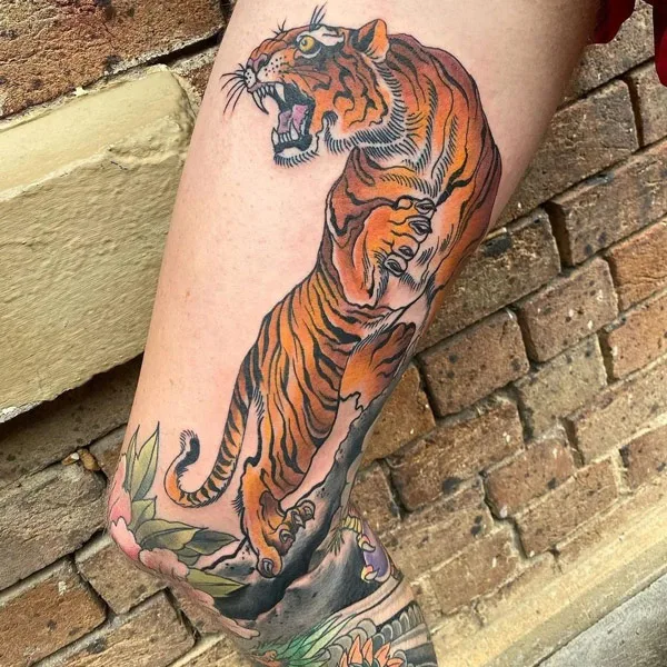 Japanese tiger tattoo 12