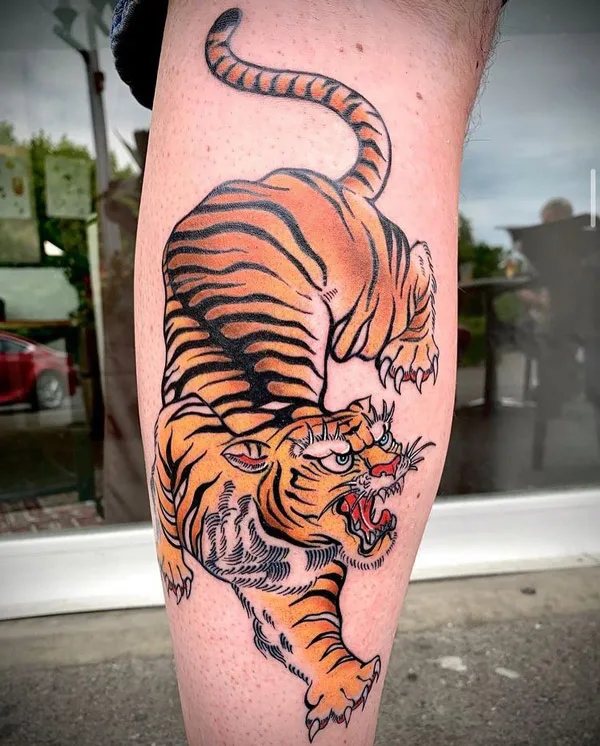 Japanese tiger tattoo 17